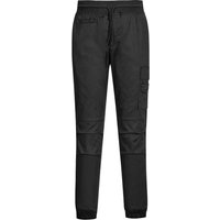 Portwest MeshAir Stretch Fit Kitchen Joggers Black XL 31"