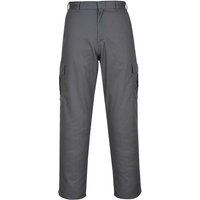 Portwest C701 Combat Trousers Grey 40" 33"