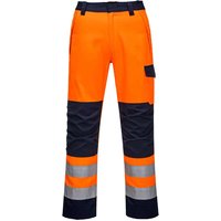 Portwest MV36 Modaflame Hvo trousers Orange / Navy L 31"