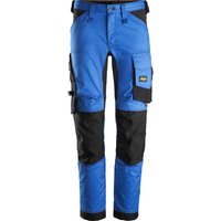 Snickers 6341 Mens Allround Work Stretch Slim Fit Trousers True Blue/Black 33" 30"
