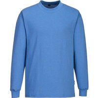 Portwest Anti Static ESD Long Sleeve T Shirt Blue M