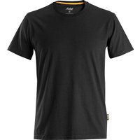 Snickers 2526 Mens Allround Work Organic Cotton T Shirt Black XS