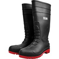 Scan Safety Wellington Boots Dark Green Size 11