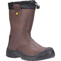 Amblers Safety Fs245 Antistatic Safety Rigger Boot Brown Size 8