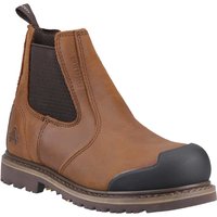 Amblers Mens Safety FS225 Goodyear Welted Waterproof Pull On Chelsea Safety Boots6 Brown Size 12