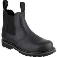 Amblers Mens Safety FS5 Goodyear Welted Pull On Safety Dealer Boots Black Size 7