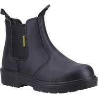 Amblers Mens Safety FS116 Dual Density Pull On Safety Dealer Boots Black Size 4