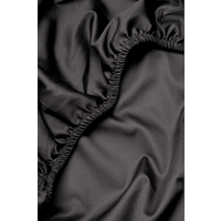Dark Slate Classic Organic Cotton Sateen Weave Fitted Sheet
