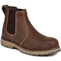 Apache Flyweight Dealer Water Resistant Safety Boots Brown Size 8