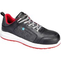Portwest Eco Composite S3S Safety Trainers Black / Red Size 11