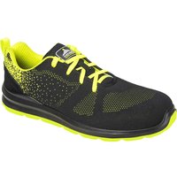 Portwest Steelite Aire Steel Toe Cap Trainers Black / Green Size 4