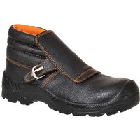 Portwest Compositelite Welders Safety Boots Black / Orange Size 5