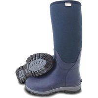 Town and Country Buckingham Rubber Wellington Boots Navy Size 10