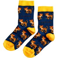 Save the Leopards Bamboo Socks for Kids | UK Kids 6-9 | Age 3-5 yrs