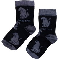 Save the Black Panthers Bamboo Socks for Kids | UK Kids 12-3 | Age 9-12 yrs
