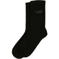 Save the Black Panthers Ribbed Bamboo Socks | UK Adult 7-11