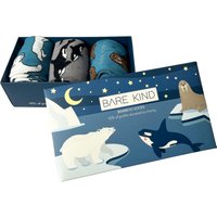 Arctic Animals Bamboo Socks Gift Box of 3 | UK Adult 4-7