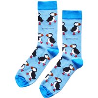 Save the Puffins Bamboo Socks | UK Adult 4-7