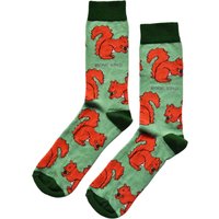 Save the Red Squirrels Bamboo Socks | UK Adult 4-7