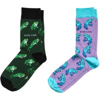 Frog 2 Pack Bamboo Sock Set | UK Adult 4-7