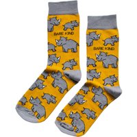 Save the Rhinos Bamboo Socks | UK Adult 4-7