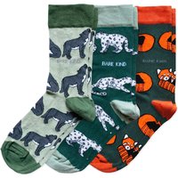Snowy Mountain 3 Pack Bamboo Sock Set | UK Adult 4-7