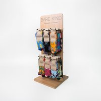 Double Sided 84 Pairs Sock Counter Display Unit | POS |