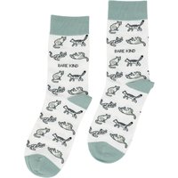 Save the Green Cat Bamboo Socks | UK Adult 4-7