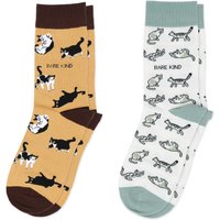 The Purr-fect Pair Bamboo Sock Set | UK Adult 4-7