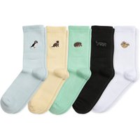 Full Ribbed Bundle 5 Pack Bamboo Sock Set | UK Adult 7-11