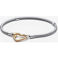 Pandora Moments Heart Closure Snake Chain Bracelet 17 cm
