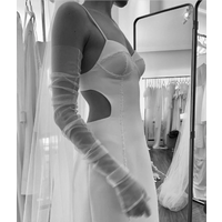 Kate Classic Sheer Plain Tulle Gloves