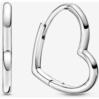 Pandora Asymmetrical Heart Hoop Earrings