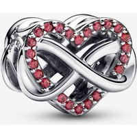 Pandora Family Infinity Red Heart Charm