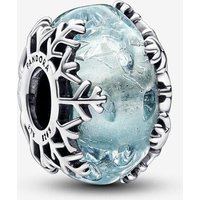 Pandora Winter Blue Snowflake Murano Charm
