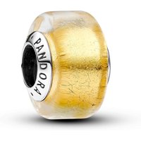Pandora Goldfarbenes Murano-Glas Mini-Charm