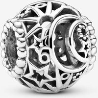 Offen gearbeitetes Sonne, Mond & Sterne Charm