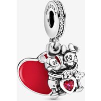 Pandora 797769czr Disney Minnie & Mickey With Love Silver One Size Charm