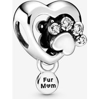 Silver paw pendant for mom