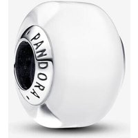 Pandora White Mini Murano Glass Charm