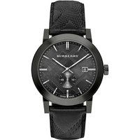Burberry BU9906 City Black Leather Strap Men's Watch