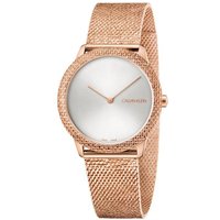Calvin Klein K3M22U26 Minimal Quartz Silver Dial Unisex Watch