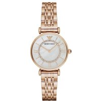 Emporio Armani AR1909 Ladies Watch Rose Gold Pearl