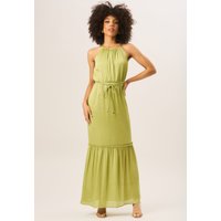Green Halter Neck Maxi Dress