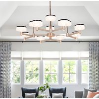 Aluminum Acrylic Chandelier with Three-Colour Changing