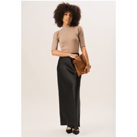 Black Bias Maxi Skirt