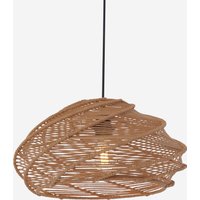 Spiral Rattan Pendant Light for Bedroom Dining Bar