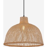 Natural Bamboo Woven Dome Pendant Light for Cozy Spaces