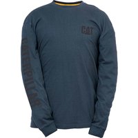 Caterpillar Mens Trademark Banner Long Sleeve T Shirt