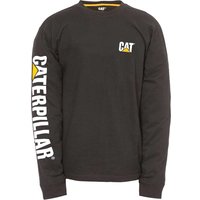 Caterpillar Mens Trademark Banner Long Sleeve T Shirt